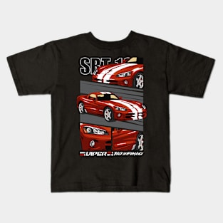 Iconic Viper SRT 10 Car Kids T-Shirt